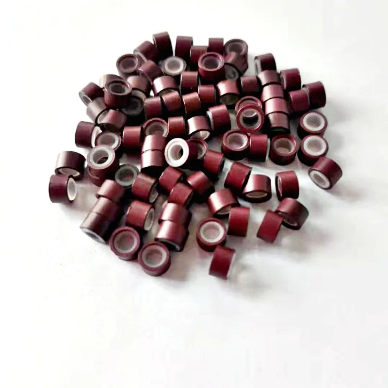 Nano Copper Micro Rings 500 pcs /bag 2.5mm Nano Ring Hair Beads Micro Beads Human Hair Extensions tools 1 bag keratin hair exten