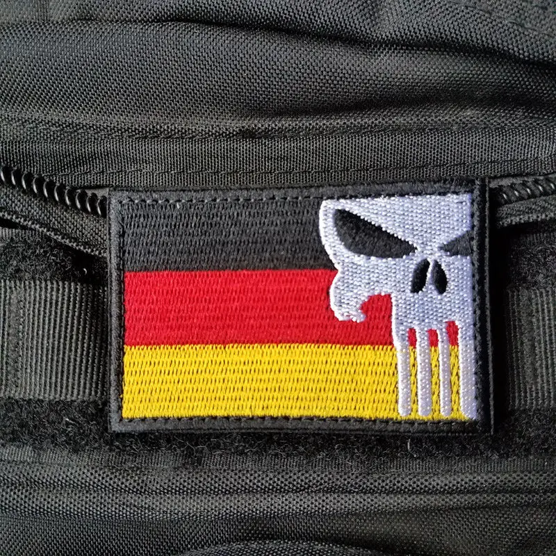 Вышивка POLIZEI полицейский Каратель немецкий y Deutschland Орел Немецкий флаг боевой патч тактическая аппликация эмблема значок