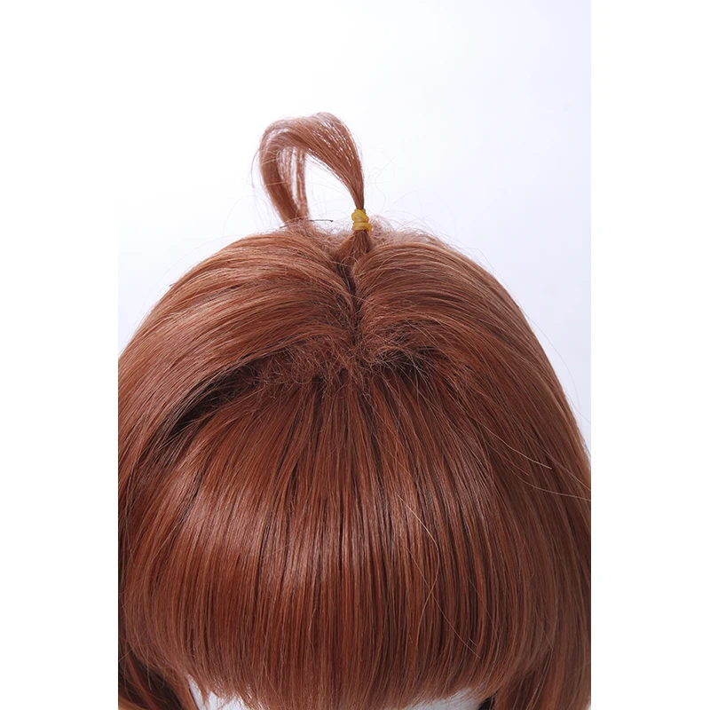 Rolecos Аниме Косплей Cardcaptor Sakura кимоно головные уборы короткие коричневые аксессуары для волос косплей синтетические волосы