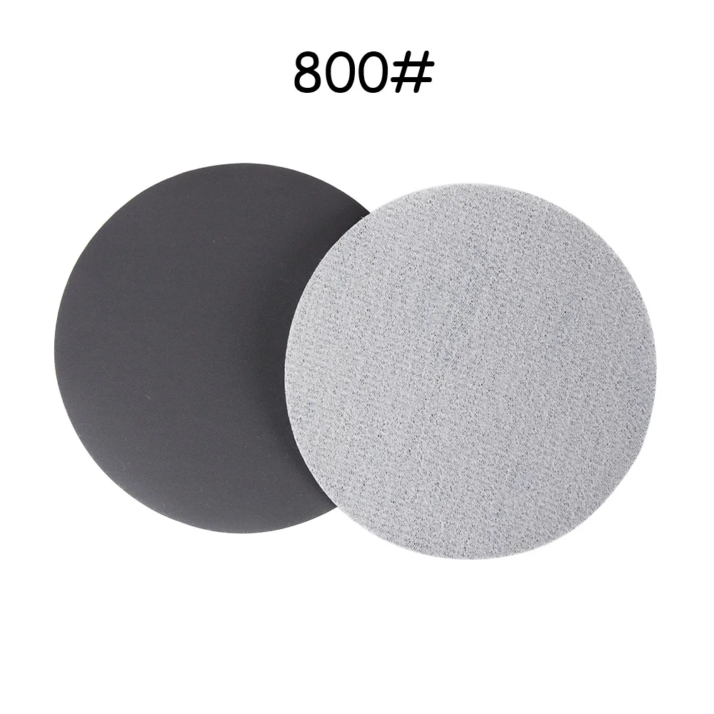 5Pcs 800Grit 5/10/20 шт. 60-10000 Грит с петлей, даже если вымокли или сухой абразивные инструменты Водонепроницаемый 5 ''125 мм наждачная бумага колодки шлифовальные диски - Цвет: 5Pcs 800Grit