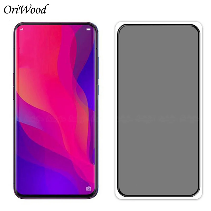 Для OPPO F9 F11 Pro F7 конфиденциальности Анти-шпионское закаленное стекло Защита