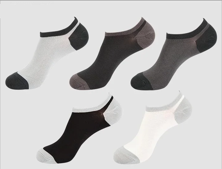 

3Pairs 3D Men Socks Invisible Men's Ankle Socks No Show Boat Socks Slippers Shallow Mouth Male Socks Short Men Meias Homens