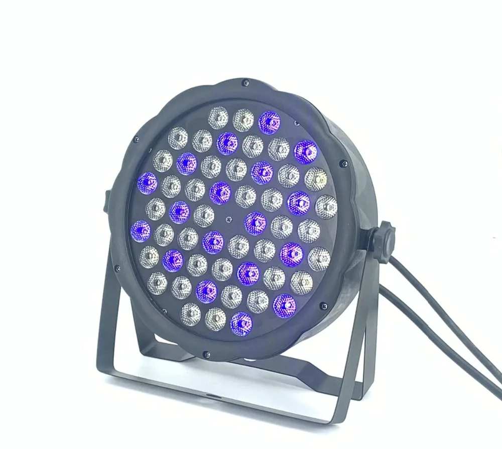 54x4 Вт RGB 3в1 светодиодный Par осветительное оборудование для ди-джеев для сценических световых эффектов диско мыть свет теплый белый+ холодный белый 54x3 Вт par свет