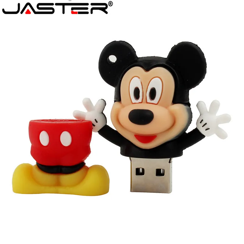 JASTER мышь Микки и Минни USB флеш-накопитель животные мультфильм pendrive 4 GB/8 GB/16 GB/32 GB/64 GB/memory stick u диск