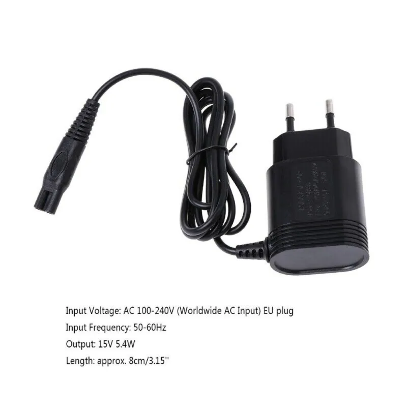 2-Prong Charger EU Plug Power Adapter Electric Shaver for PHILIPS Shavers HQ8505/6070/6075/6090 | Электроника