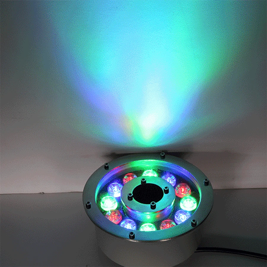 BEIAIDI IP68 алюминиевый светодиодный фонтан света RGB подводный бассейн диско