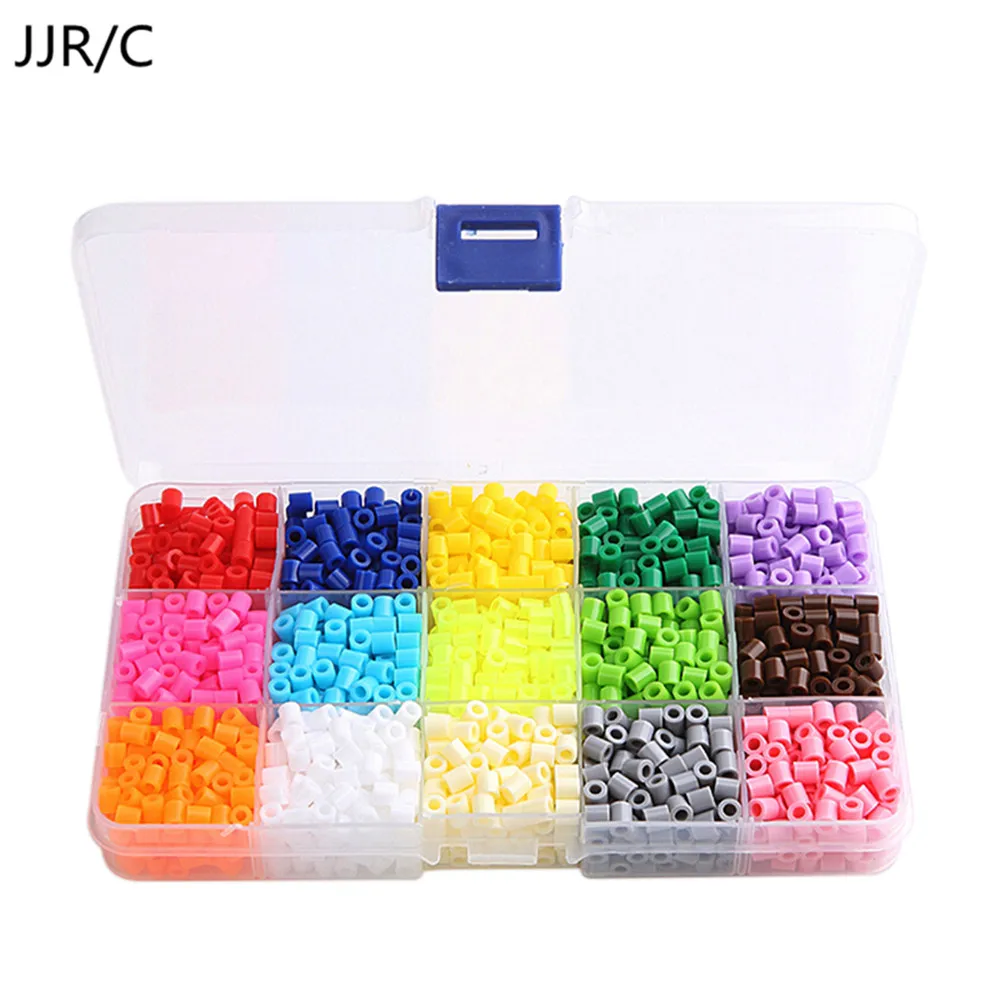 1500 шт Pegboard Хама горох бусины головоломки коробка DIY IQ Развивающие игрушки подарок