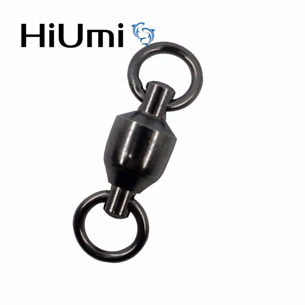 Сверхмощный шарикоподшипник HiUmi рыболовный Вертлюг соединитель из нержавеющей