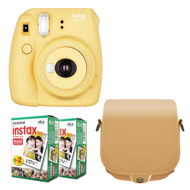 Fujifilm Instax Mini 8 Plus камера Honey + Fuji 40 пленка мгновенный белый край фото простое