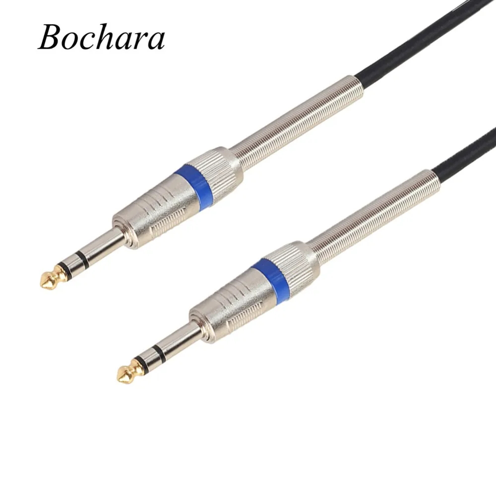 Защитный стерео аудио кабель с пружинной катушкой Bochara 6 5 мм до 1 8 м 3 10 м|cable male|audio