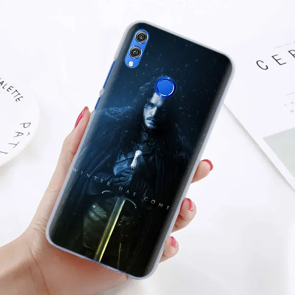13 Чехол для телефона с изображением игры трона для huawei Honor 8X 8A Pro 8C 8S 9 10 Lite 20i Honor Play Y7 Y9, чехол - Цвет: 13
