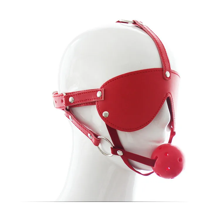 Blindfold секс игрушки для женщин кляп рта кожа в форме шарика Antifaz Erotico Esposas Sexo Jeu Sexe