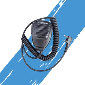 2 контакта PTT Микрофон для Kenwood BAOFENG UV-5R Retevis H777 RT3 TYT PUXING QUSHENG любительская радиостанция C9001A