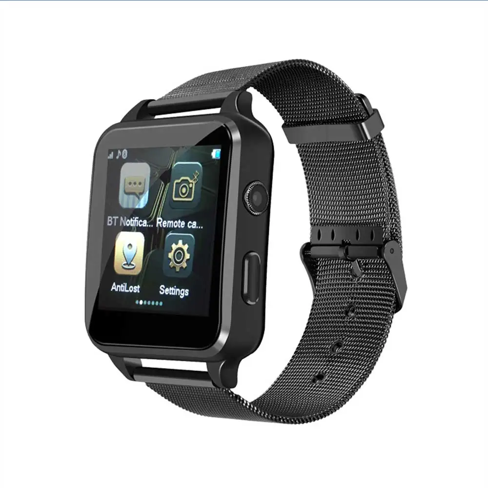 Черный Nashone reloj x8 smartwatch 2g sim Мужские часы с bluetooth умные водонепроницаемые часы reloj smartwatch hombre ak ll saat - Цвет: Черный