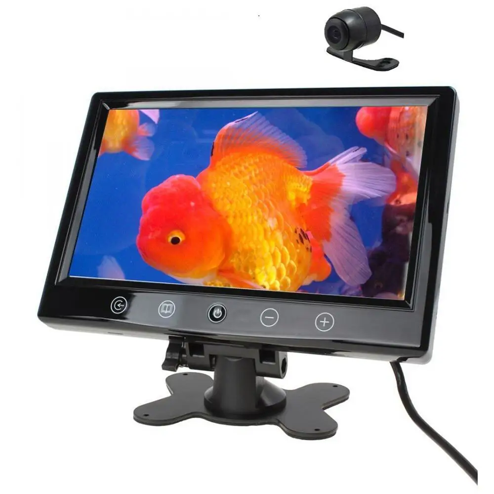 9 дюймовый цветной ЖК монитор TFT для автомобиля экран с подсветкой сенсорный +