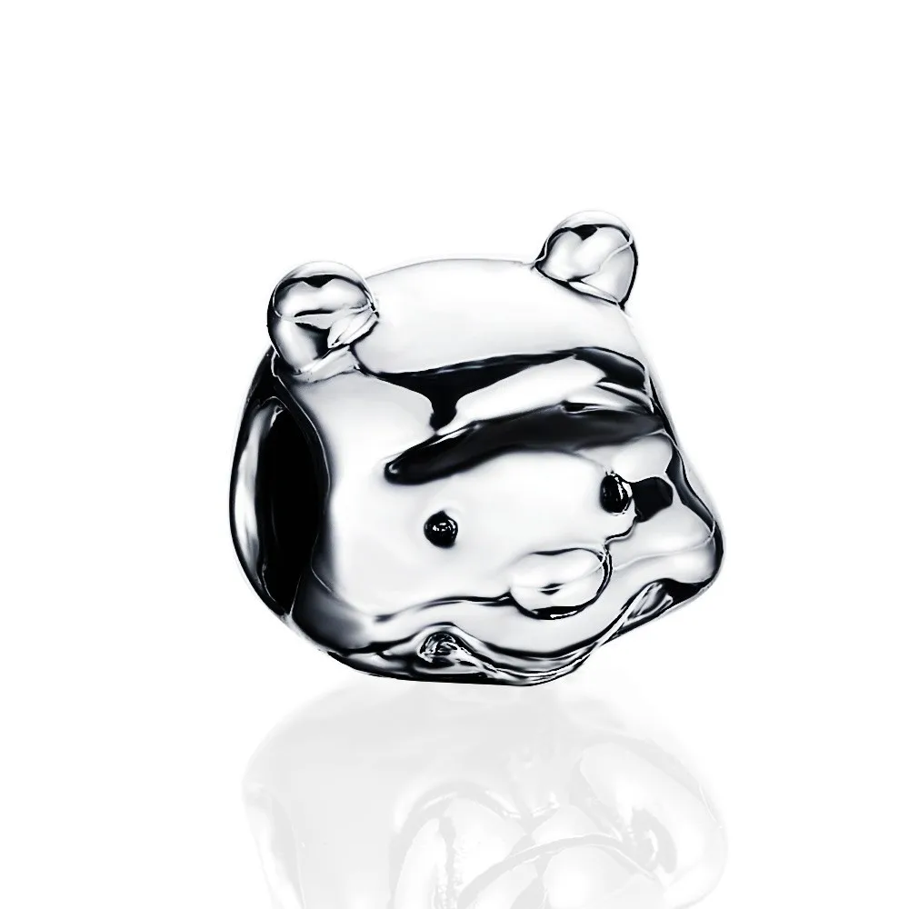 Suplush 925 пробы серебряные сверкающие бусины Подвески подходят бренд браслет для женщин Diy ювелирные аксессуары подарок для женщин - Цвет: PSMB0170