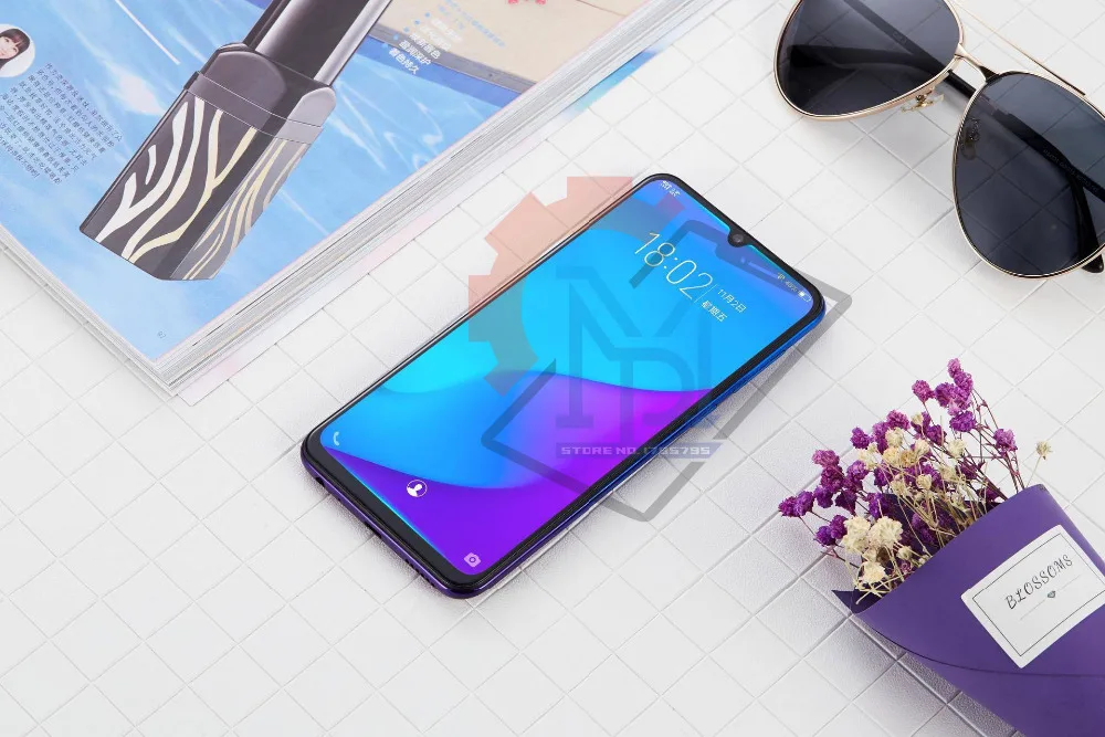 Мобильный телефон Vivo Z3, 6,3 дюймов, экран капли воды, 4 ГБ/6 ГБ+ 64 Гб/128 ГБ, восьмиядерный смартфон Snapdragon670/710, Android 8,1, двойная камера