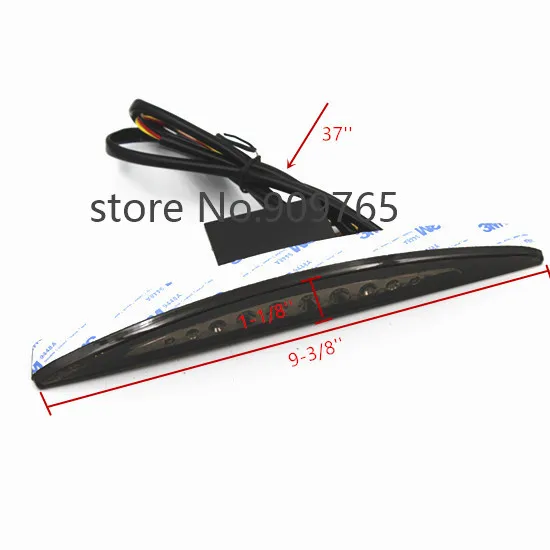 Дым задний светодиодный наконечник крыла стоп-сигнал фонарь для 2013-2017 Harley break FXSB |