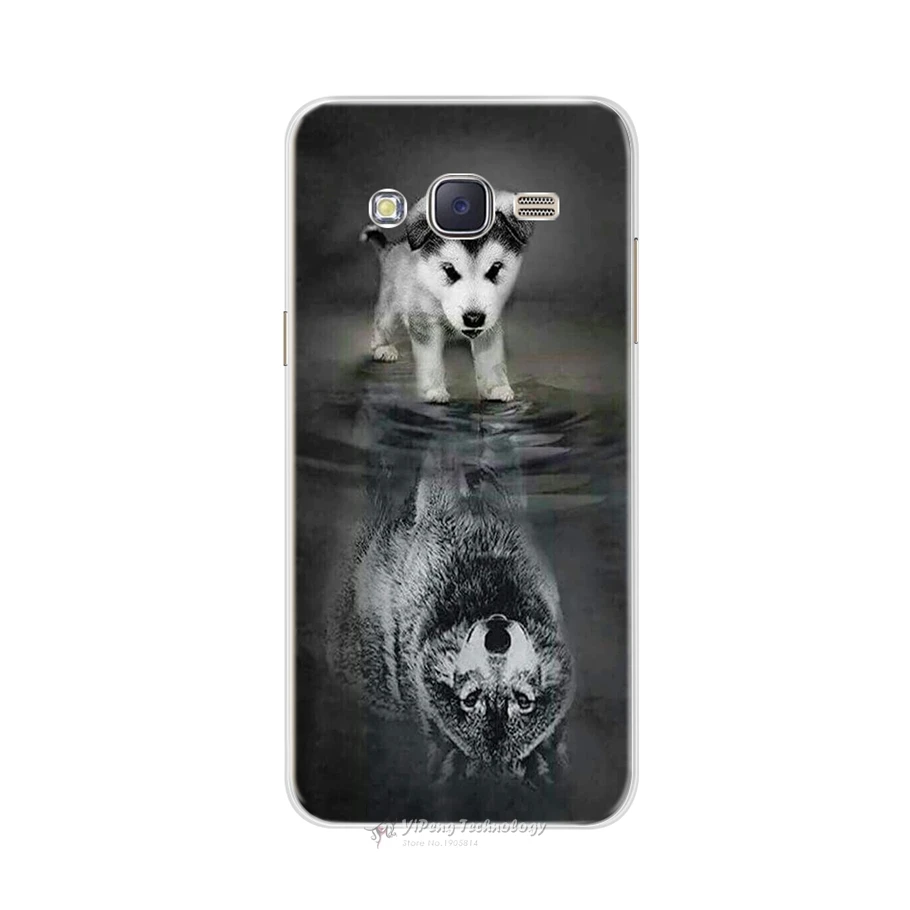 Модный классный дизайнерский чехол для samsung Galaxy J3 J320 J320F J3109, Мягкий Силиконовый ТПУ чехол s для samsung J3 J320 чехол - Цвет: Розово-красный
