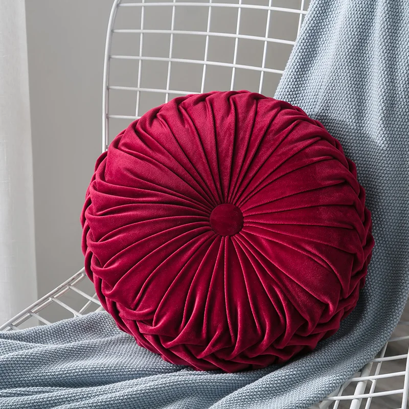 Fashion Solid Thick Corduroy Soft Sofa Cushion Pad Seat Chair Round Home Pillow Patio Car Office | Дом и сад