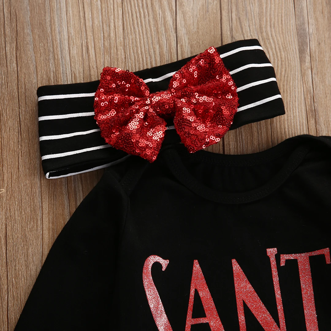 Новинка 2017 года комбинезон с длинными рукавами и изображением Санты для