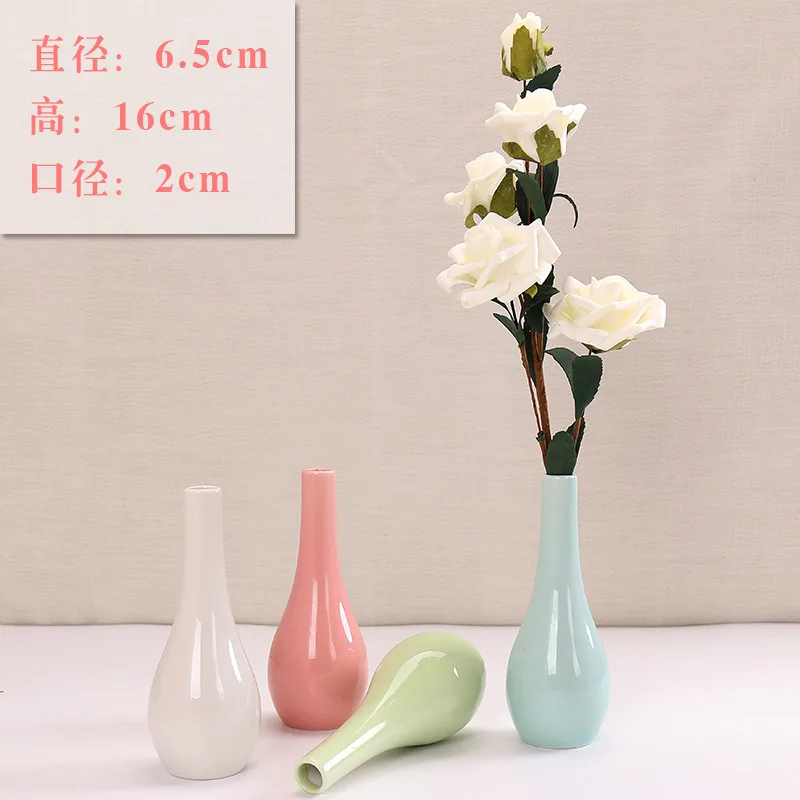 Домашний стол ваза для цветов Керамическая маленькая вазы декоративные дома