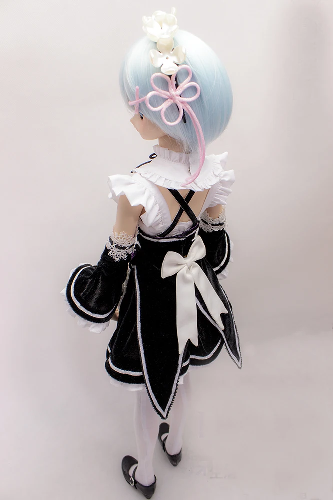 Косплей Костюм служанки Rem/Ram для шарнирных кукол BJD SD DD DDL 1/3|Куклы| |