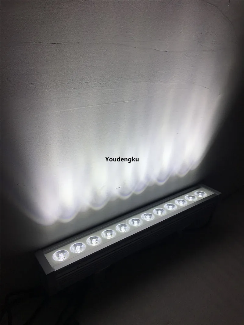 16 шт. водонепроницаемый 12x3 Вт rgb 3в1 36 dmx LED Луч настенный светильник открытый