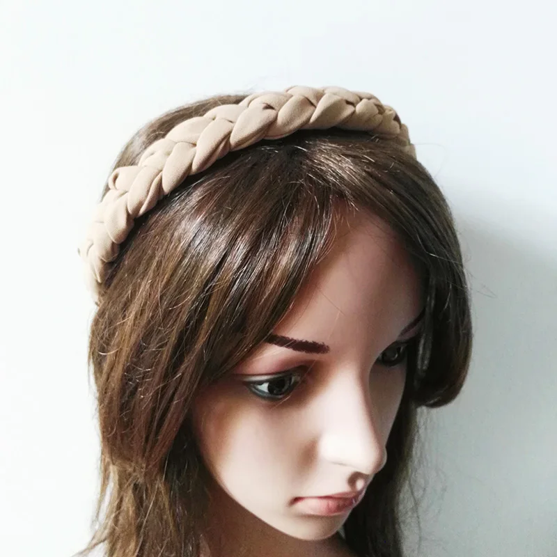 Fashion Bohemian Braid Headband with Teeth Wholesale Hair Accessories Korean Fabric Twists Hairband Women and Girls Head Wear |