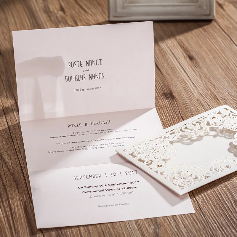 Лазерная резка Кружево цветок Кот Цвет Свадебное приглашение|flower cards|card cardcard