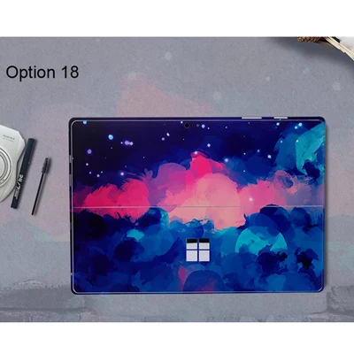 Наклейка для ноутбука серии "ночное небо" для microsoft Surface Pro 5, окрашенная Лунная наклейка s для microsoft Surface Pro 4 Pro 3 - Цвет: Option 18