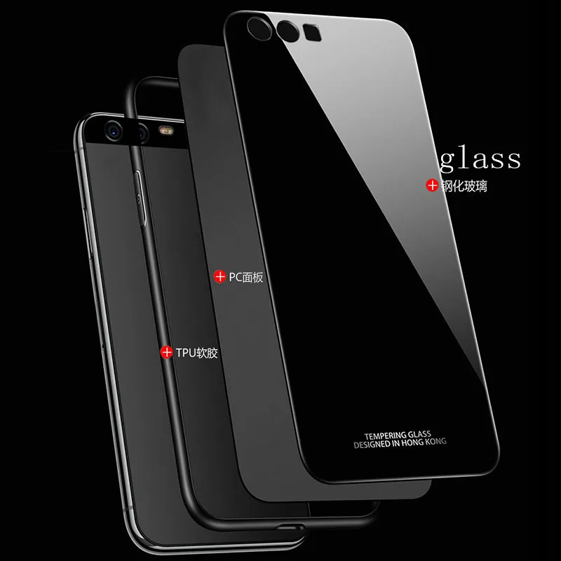 Роскошный стеклянный зеркальный чехол SemgCeKen для huawei p10 lite plus p10plus p10lite, Силиконовый ТПУ 3d Жесткий чехол для телефона