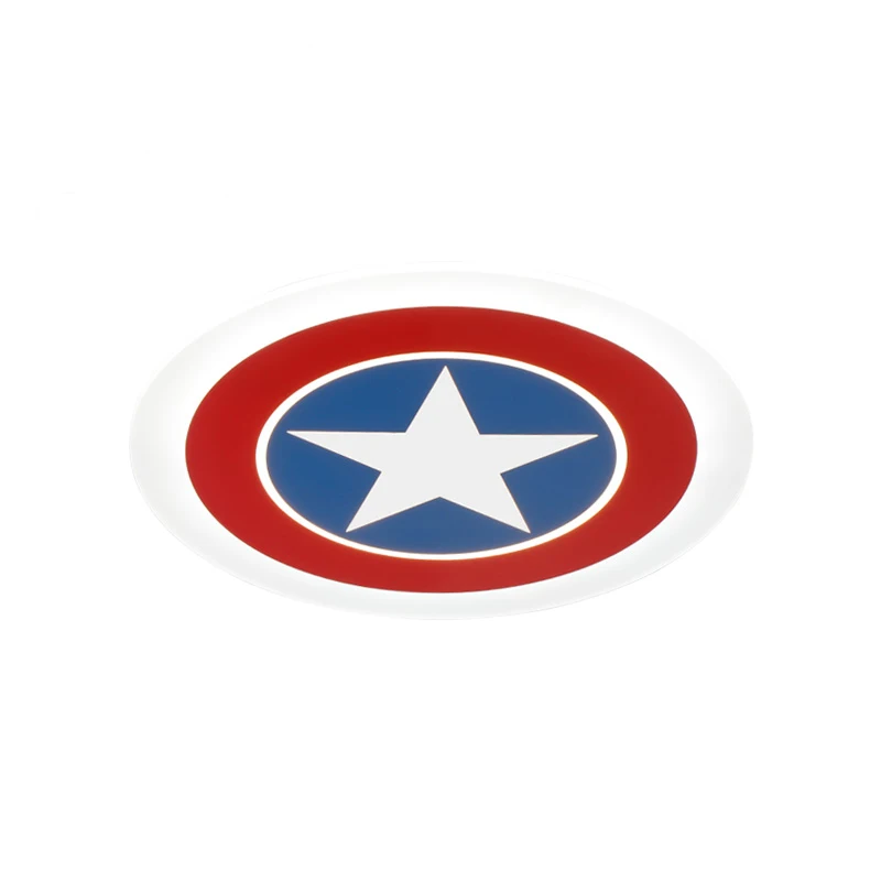 Captain America children's room Cartoon Led ceiling lights plafond lamp for home living light fixture | Лампы и освещение