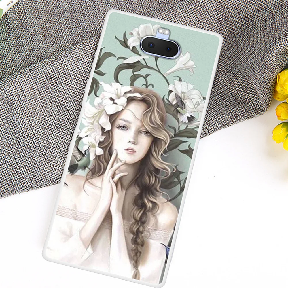 Модный милый чехол для телефона Sony Xperia 10 Plus с рисунками животных из мультфильмов