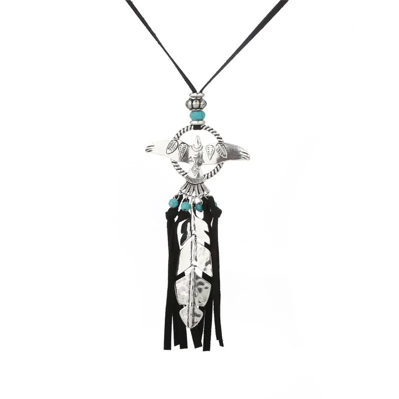 Женское винтажное ожерелье с подвеской Boho богемные этнические цыганские