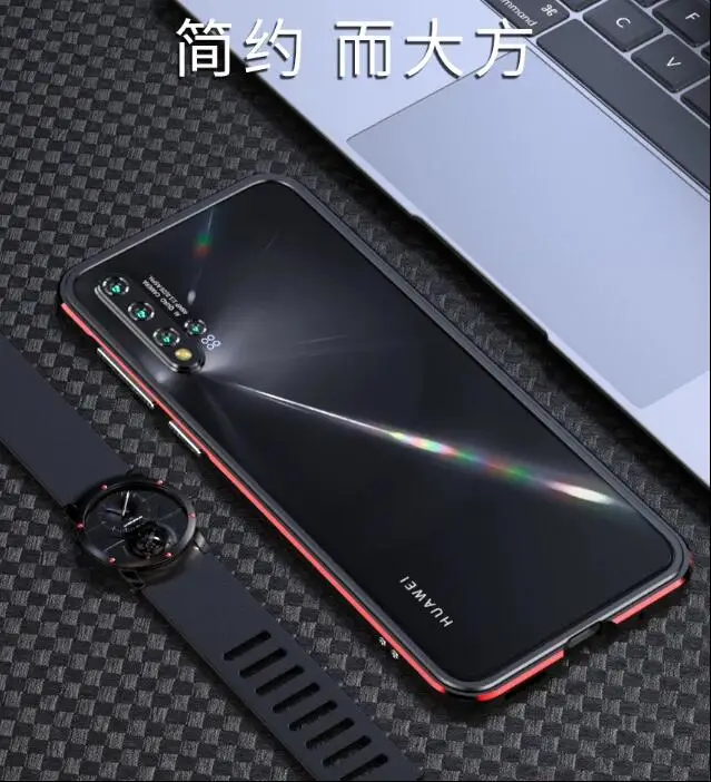 Чехол для huawei Nova 5 pro, алюминиевый чехол-бампер для huawei Nova 5, чехол, роскошная металлическая рамка для Nova 5i P20 Lite, чехол