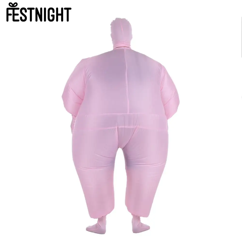 

Funny Adult Size Inflatable Full Body Costume Suit Air Fan Operated Blow Up Fancy Dress Party Fat Inflatable Jumpsuit Costume