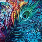 MOONCRESIN, искусственные перья, наклейка с рисунком, полная вышивка стразами, сделай сам, алмазная живопись, украшение, животное