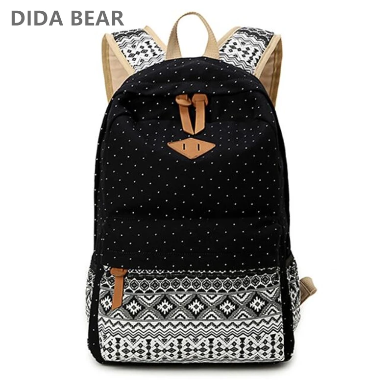 Женские парусиновые рюкзаки женский рюкзак модные женские школьные сумки в