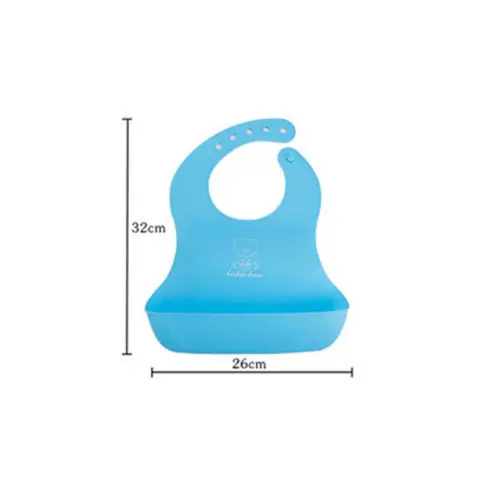 Слюнявчик детский силиконовый водонепроницаемый на забота о кормлении градусов