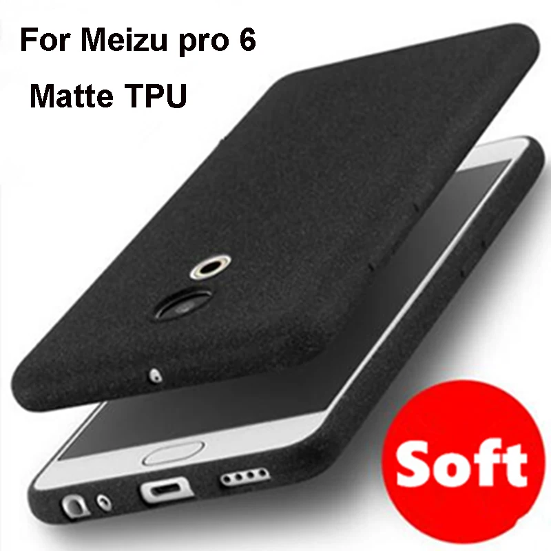Чехол ALIVO для Meizu pro 6 Ультратонкий матовый Мягкий ТПУ чехол с песчаником полной