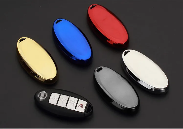 Новый мягкий ТПУ чехол для автомобильного ключа стайлинга автомобиля Nissan Key 3/4/5