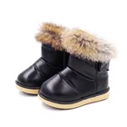 Детские ботинки COZULMA, зимние теплые ботинки с плюшевым кроличьим мехом, для мальчиков и девочек