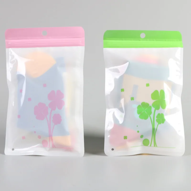 Ferimo 100pcs Universal children socks baggies underwear stockings headphones self sealing bag zip lock plastic storage bags | Дом и сад