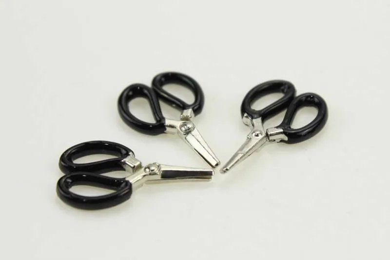 10PCS Dollhouse Miniature 1:12 Toy A Metal Scissor With Moving Parts Length 2cm Doll House Toys For Children Gift | Игрушки и хобби