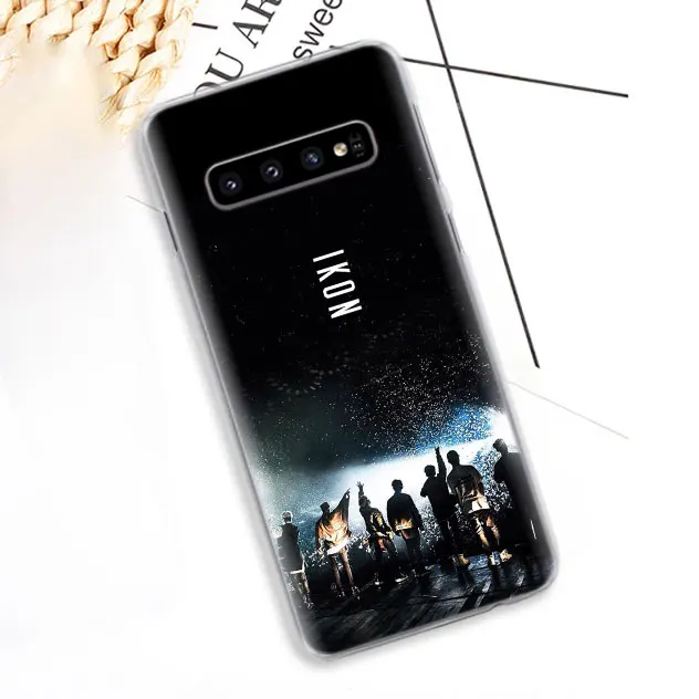 07 Ikon KPOP мальчик группа телефонные чехлы для samsung Galaxy S10e S10 плюс S8 S9 плюс S6 S7 край A40 A50 A70 M20 чехол Coque - Цвет: 07