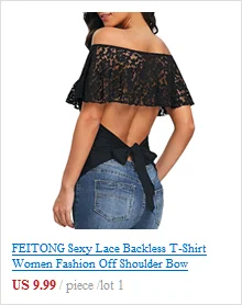 FEITONG элегантная Кружевная блуза, женская шифоновая блузка с коротким рукавом, блузка с отложным воротником, рубашки, открытая Повседневная белая блузка, топы
