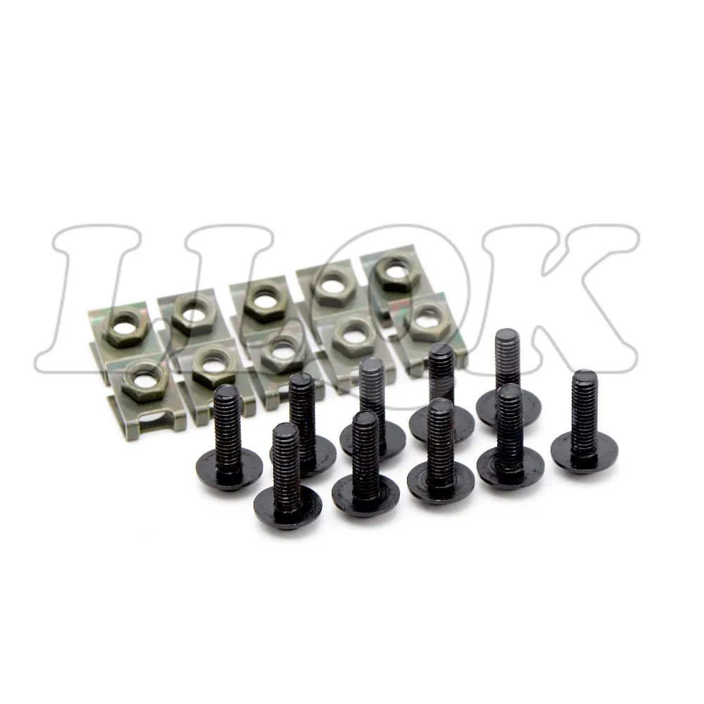 10pcs 6mm CNC Motorcycle Fairing body work Bolts Screws for BMW F800 GS 2008-2014 F800R 2009-2014 F800S 2006-2013 ducati 749 | Автомобили