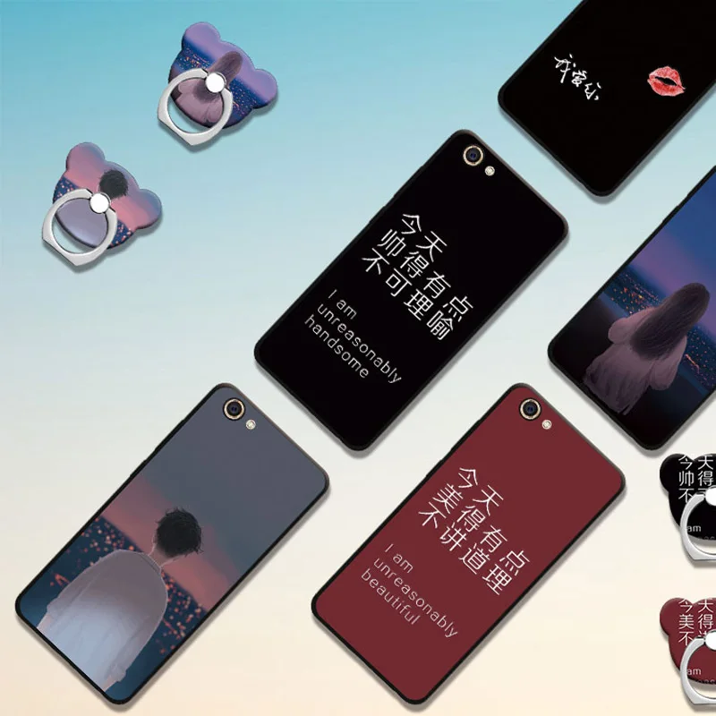Чехол 5 99 &quotдля vivo Y71 милый мультяшный мягкий силиконовый защитный чехол для