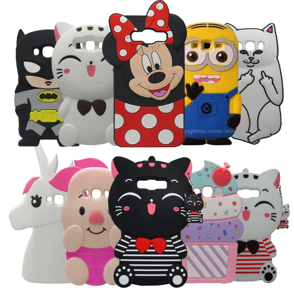3D мультяшный чехол для телефона samsung Galaxy A5 A500 A500F A5000 s силиконовый 2015|case for galaxy|case
